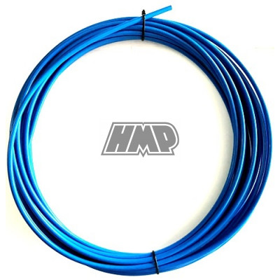 Espiral bicha para cabos moto / motorizada / scooter 6 mm azul